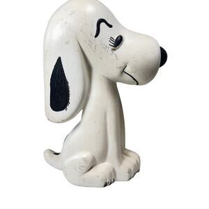 Peanuts Snoopy Vintage Hand Painted Ceramic RARE 1968 Shultz Charlie Brown